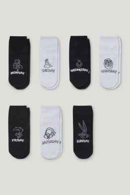 Multipack 7 ks - ponožky s motivem - Looney Tunes