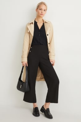 Culotte - high waist - met gerecycled polyester