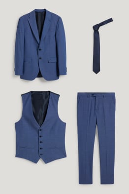 Costume à cravate - regular fit - 4 pièces