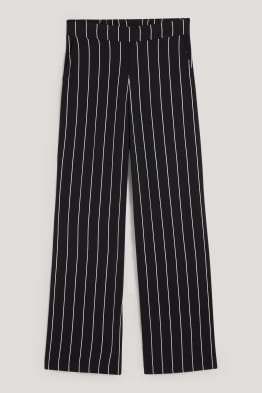 Stoffhose - High Waist - Wide Leg