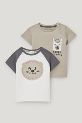 Multipack 2er - Baby-Kurzarmshirt