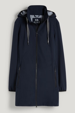 Chaqueta softshell con capucha