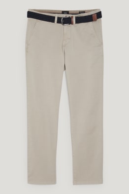 Chino met riem - regular fit
