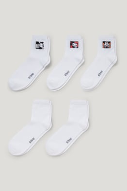Set van 5 paar - sokken met motief - Mickey Mouse