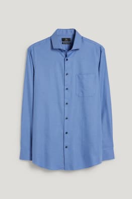 Chemise de bureau - regular fit - col cutaway - facile à repasser