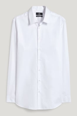 Business košile - slim fit - kent - snadné žehlení