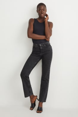 Straight jeans - high waist - LYCRA®