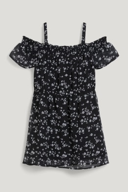 Taglie forti - vestito - a fiori