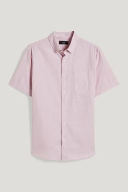 Chemise - regular fit - col button-down