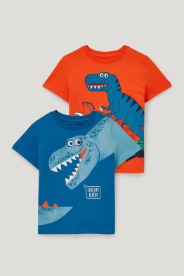 Lot de 2 - dinosaures - T-shirts