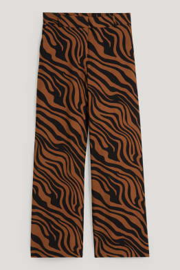 Stoffhose - High Waist - Palazzo