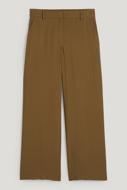 Pantalón de tela - high waist - wide leg