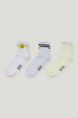 Multipack 3 ks - ponožky s motivem - SmileyWorld®