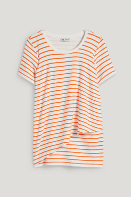 T-shirt d'allaitement - à rayures
