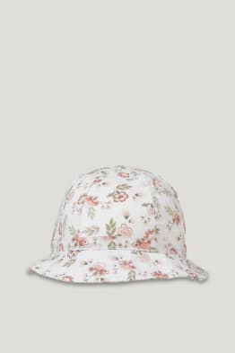 Cappello per neonate - a fiori