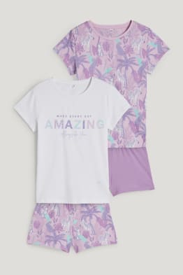 Multipack of 2 - short pyjamas - 4 piece