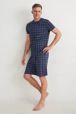 Shorty-Pyjama - kariert