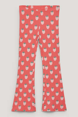 Flared leggings - patterned