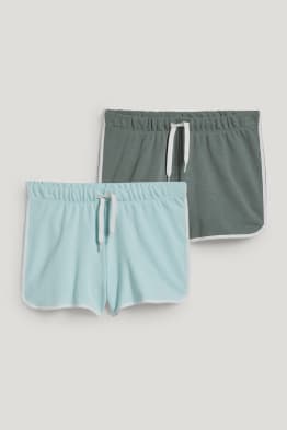 Extended Sizes - lot de 2 - shorts en molleton