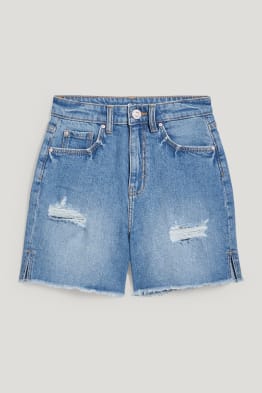 Denim shorts