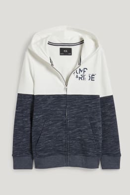 Sweatvest met capuchon