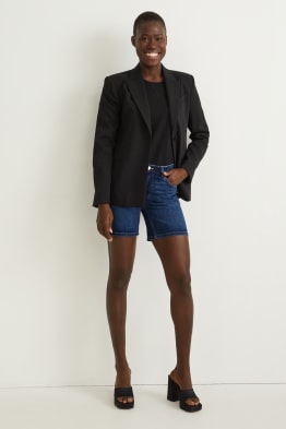 Shorts di jeans - vita media