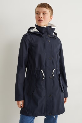 Jaqueta impermeable amb caputxa
