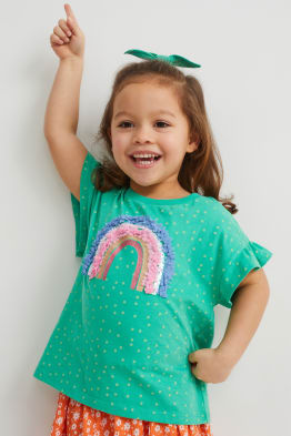 Set - T-shirt en scrunchie - 2-delig