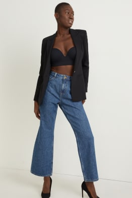 Relaxed jeans - high waist - s recyklovanou bavlnou