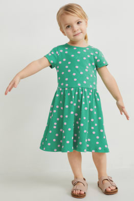 Set - vestito, t-shirt, leggings ed elastico - 4 pezzi