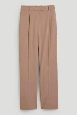 Pantalon - high waist - straight fit