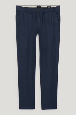 Chino en lin - regular fit