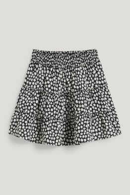 CLOCKHOUSE - mini skirt - with Livaeco™ fibres - floral