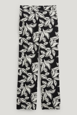 Cloth trousers - high waist - palazzo