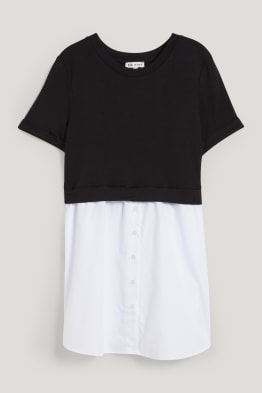 Zwangerschaps-T-shirt - 2-in-1-look