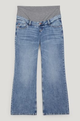 Jeans premaman - jeans gamba larga