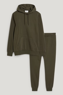 Set - felpa con cappuccio e pantaloni sportivi - 2 pezzi