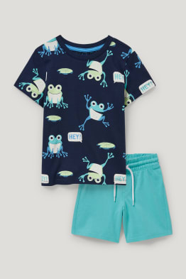 Set - camiseta de manga corta y shorts - 2 piezas