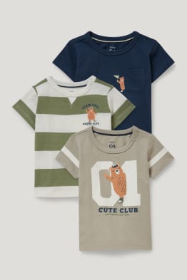 Multipack of 3 - baby short sleeve T-shirt