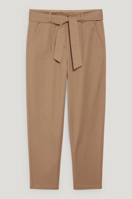 Pantaloni - vita molto alta - tapered fit