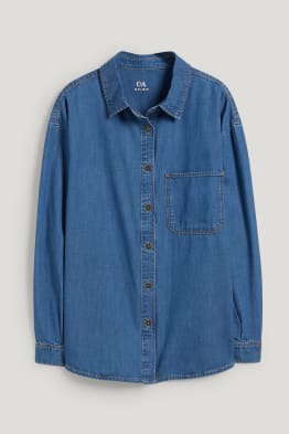 Jeansbluse