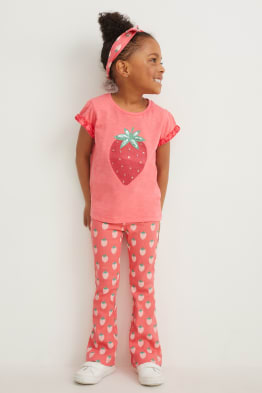 Flared leggings - patterned
