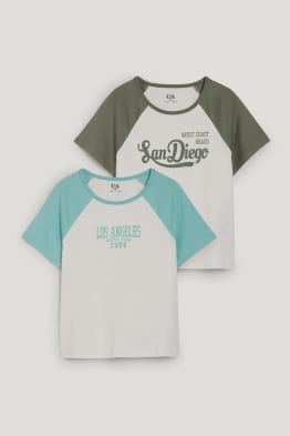 Talla grande - pack de 2 - camisetas de manga corta