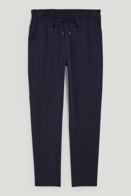 Pantaloni di stoffa - vita alta - regular fit