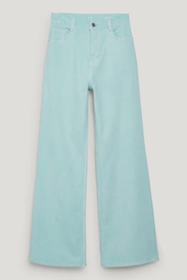 Loose fit jeans - vita alta - LYCRA®