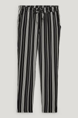Pantalons de tela - high waist - tapered fit
