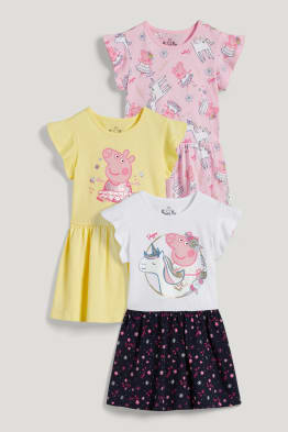 Set van 3 - Peppa Big - jurk