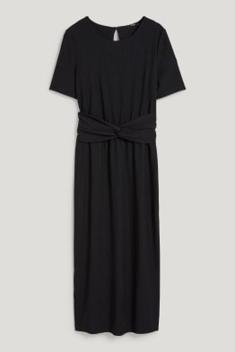 Robe fit & flare avec nœud