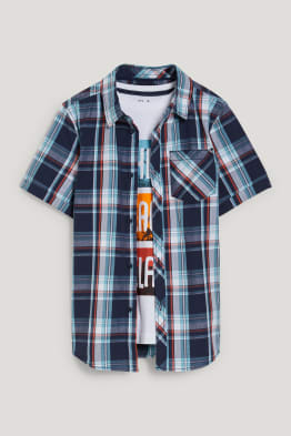 Ensemble - chemise et T-shirt - 2 pièces