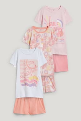 Multipack of 3 - short pyjamas - 6 piece